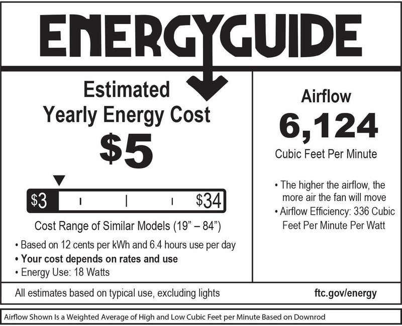 Hinkley 900172F Artiste 72" Outdoor Ceiling Fan with LED Light Kit