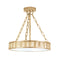Hudson Valley 901 Middlebury 3-lt Semi Flush