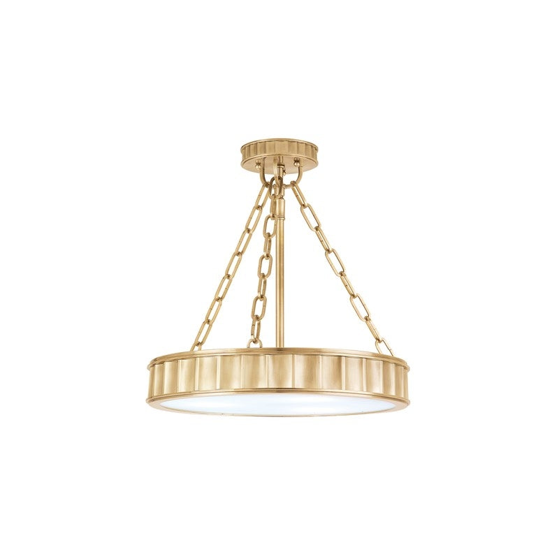 Hudson Valley 901 Middlebury 3-lt Semi Flush