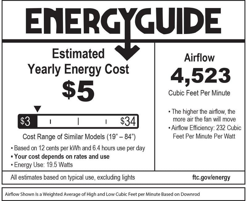 Hinkley 901952F Tropic Air 52" Outdoor Ceiling Fan