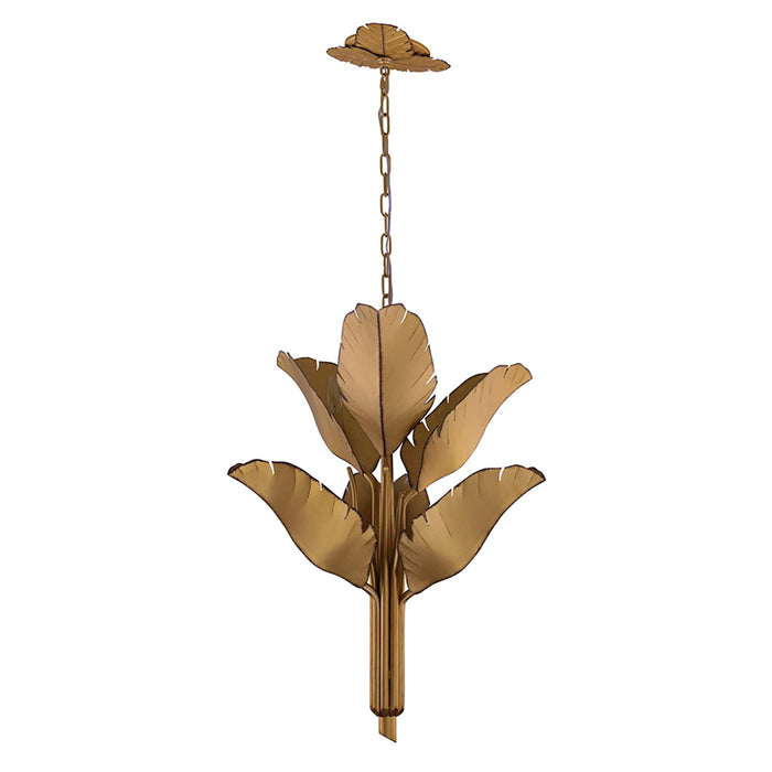 Varaluz 901C06 Banana Leaf 6-lt 25" Chandelier