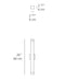 Artemide 2.5 Square Strip 26 LED Wall/Ceiling Light - 80 CRI