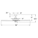 Hinkley 903352F Metro 52" Ceiling Fan
