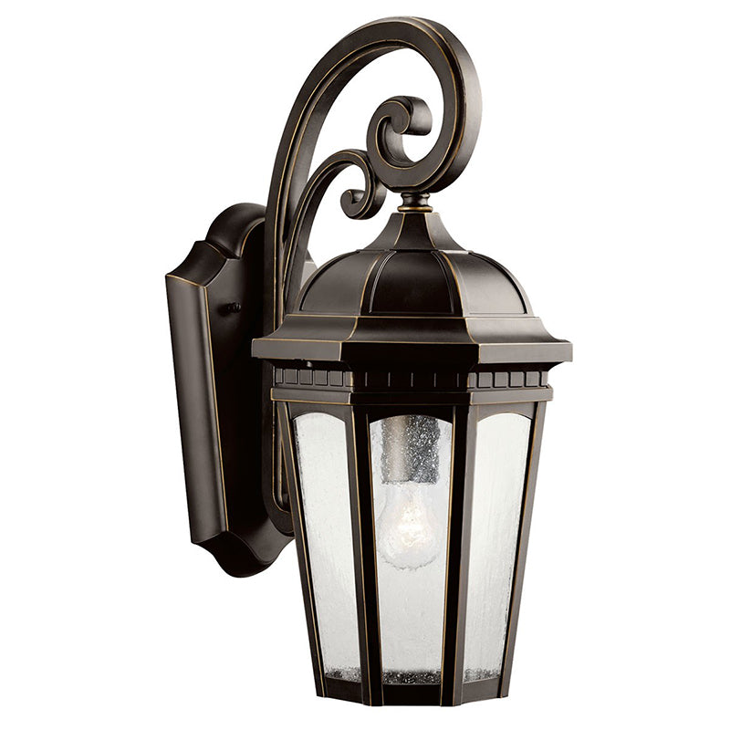 Kichler 9033 Courtyard 1-lt 18" Tall Outdoor Wall Light