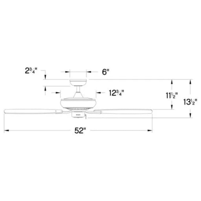 Hinkley 904152F Highland 52" Ceiling Fan