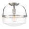 Designers Fountain 90611 Jaxon 1-lt 13" Semi Flush