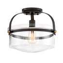 Designers Fountain 90611 Jaxon 1-lt 13" Semi Flush