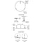 Axo UPUL2090 U-Light 35" LED Wall Sconce / Ceiling Light, 10" Extension, Recessed Canopy