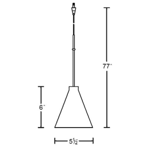 WAC MP-915 Tikal Pendant- Canopy Mount