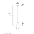 Maxim 92081 Vital 1-lt 6" Mini Pendant