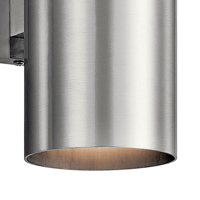 Kichler 9244 Cylinder 2-lt 12" Tall Outdoor Wall Light