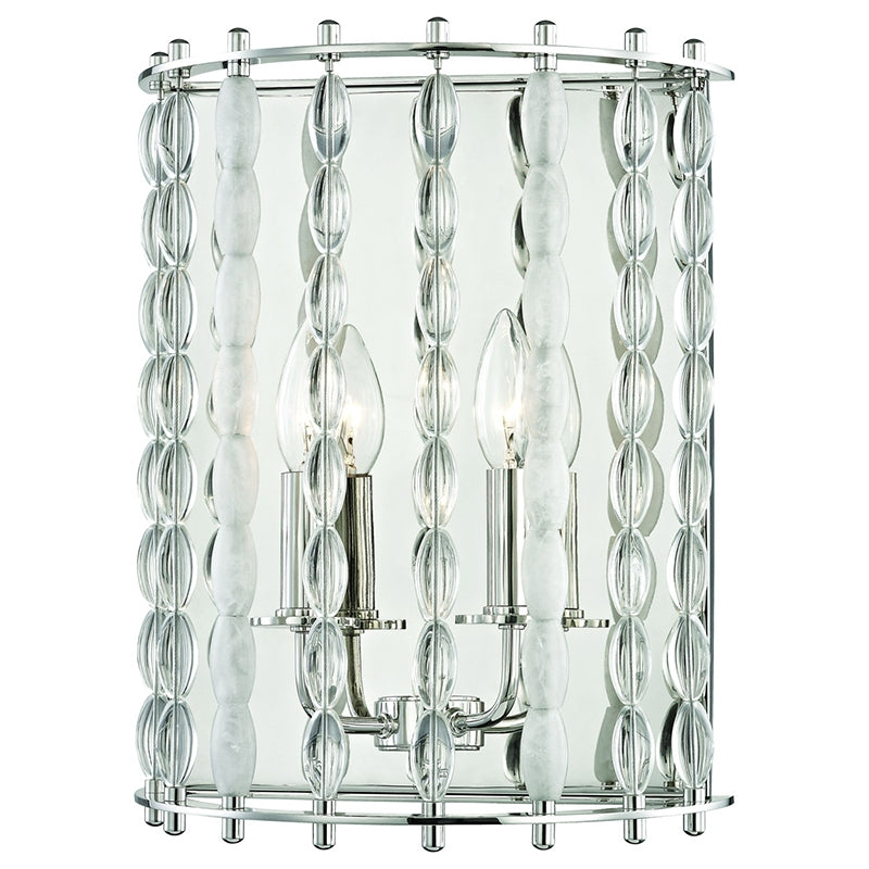 Hudson Valley 9300 Whitestone 2-lt Wall Sconce