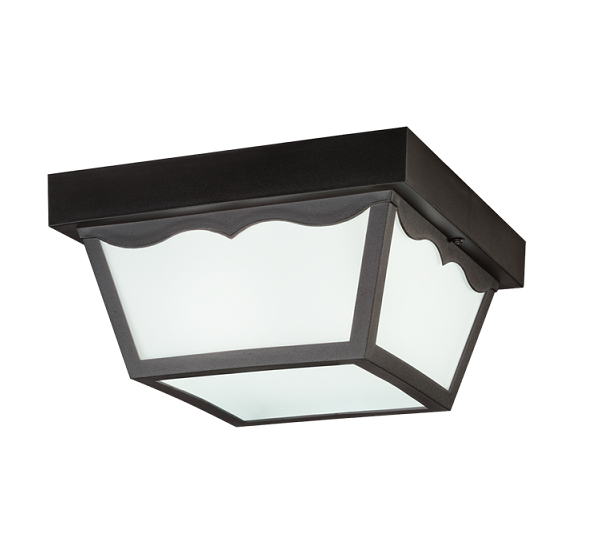 Kichler 9322 Outdoor Plastic Fixtures 2-lt Outdoor Flush Mount