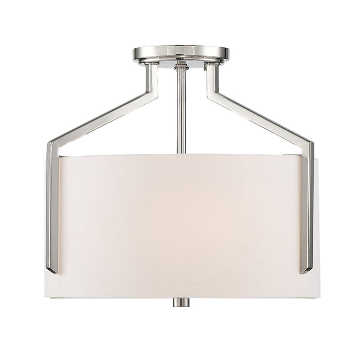 Designers Fountain 93911 Elara 3-lt 15" Semi Flush