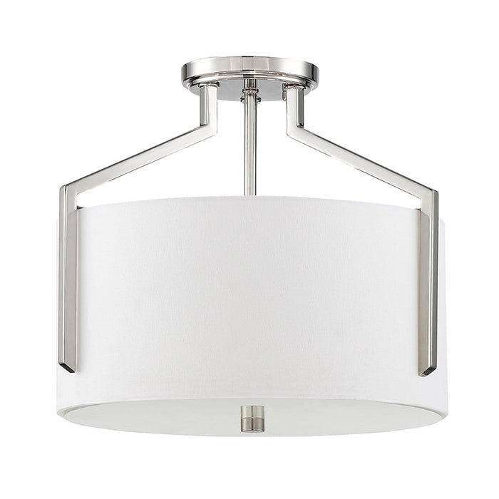 Designers Fountain 93911 Elara 3-lt 15" Semi Flush