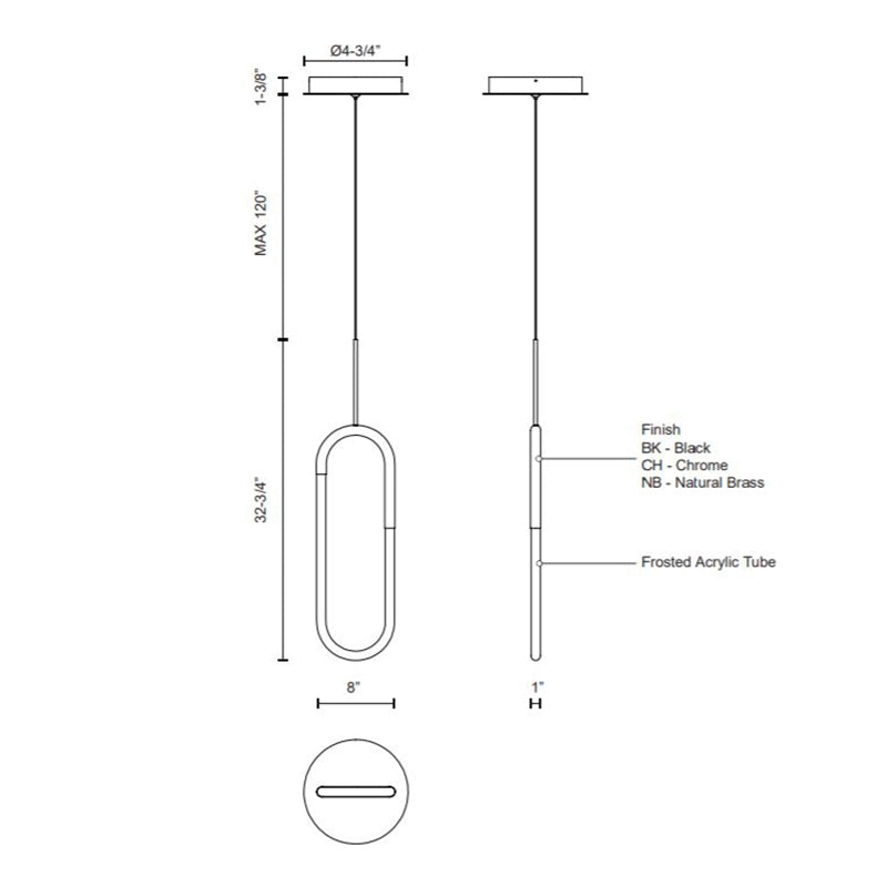 Kuzco PD95108 Huron LED Pendant