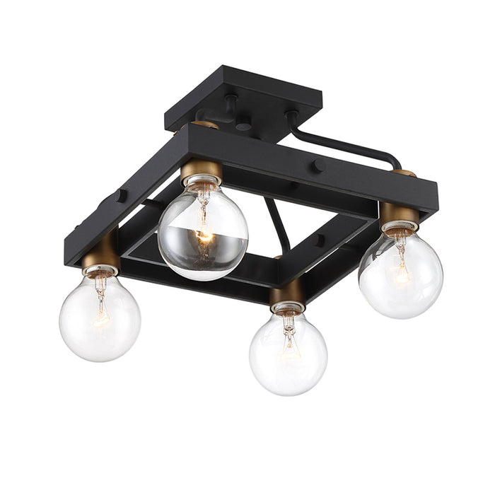 Designers Fountain 94211 Ravella 4-lt 12" Semi Flush