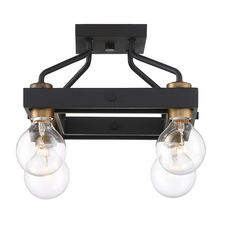 Designers Fountain 94211 Ravella 4-lt 12" Semi Flush