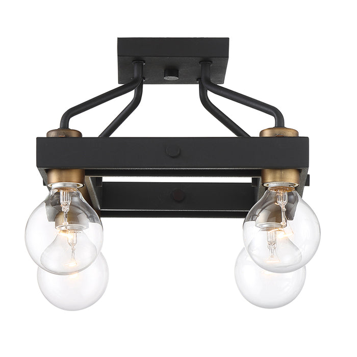 Designers Fountain 94211 Ravella 4-lt 12" Semi Flush