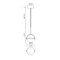 Alora PD301001 Globo 1-lt 7" LED Pendant