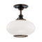 Hudson Valley 9812F Canton 1-lt 12" Semi Flush