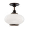 Hudson Valley 9812F Canton 1-lt 12" Semi Flush