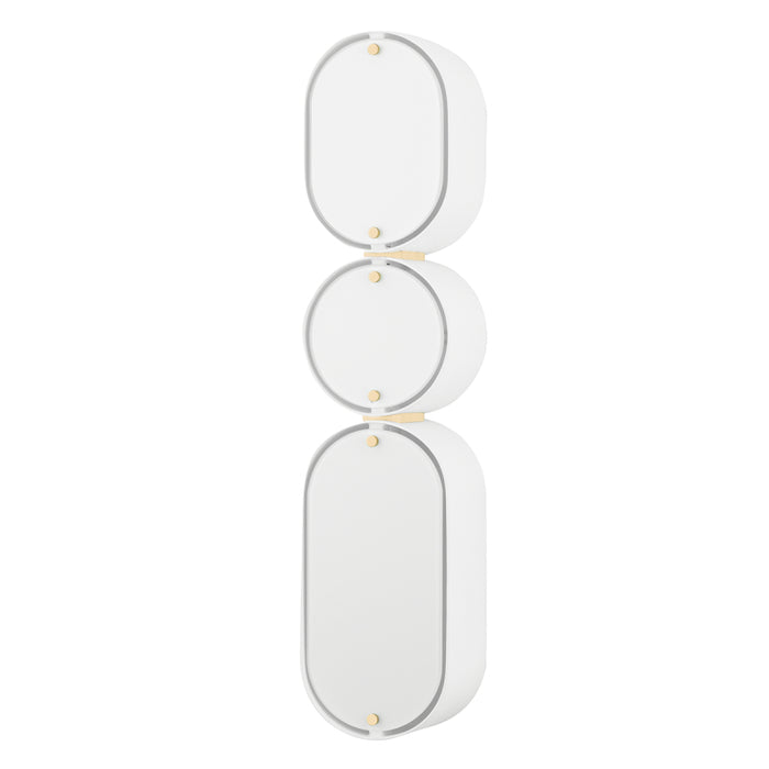 Corbett 393-03 Opal 3-lt 23" Tall Wall Sconce