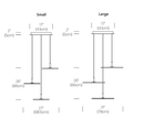 Pablo Designs Circa 3-lt LED Chandelier
