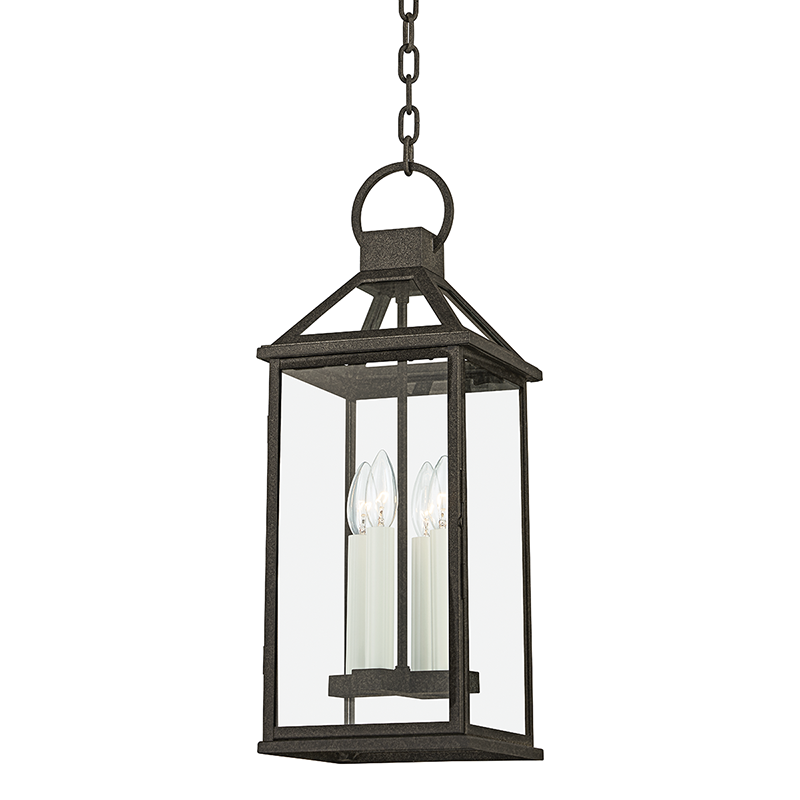 Troy F2749 Sanders 4-lt 9" Outdoor Hanging Lantern