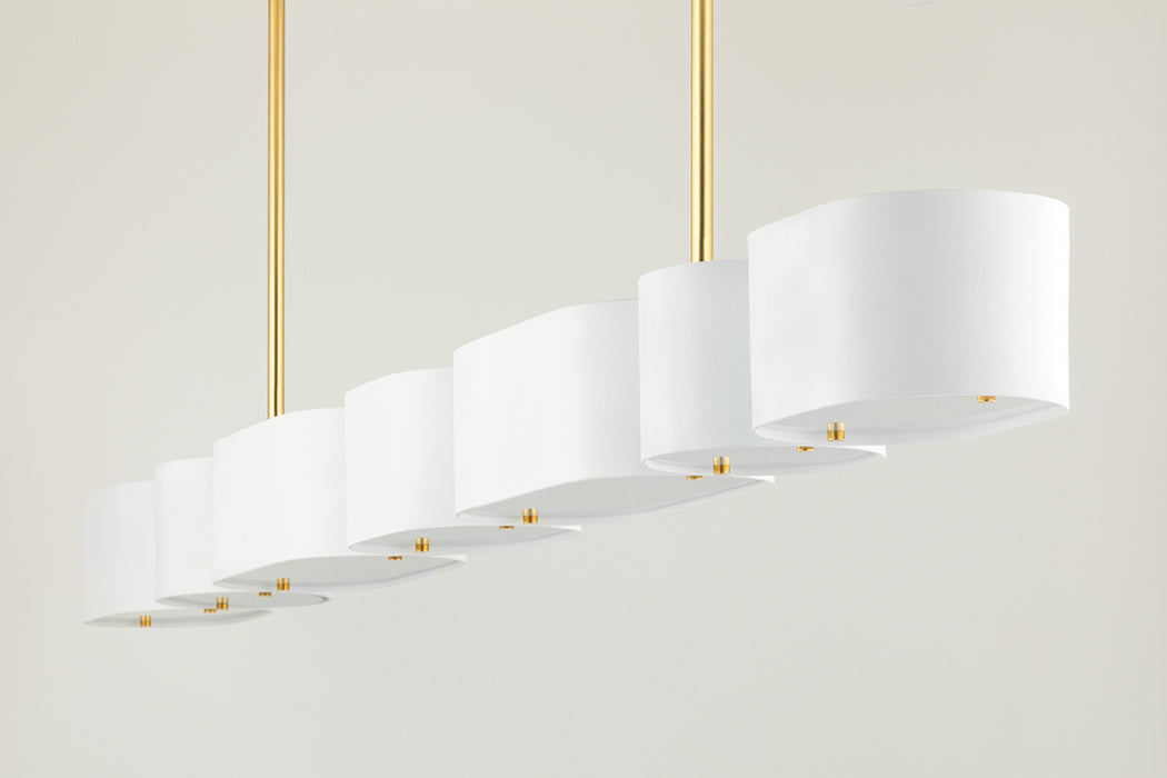 Corbett 393-54 Opal 7-lt 54" Linear Chandelier