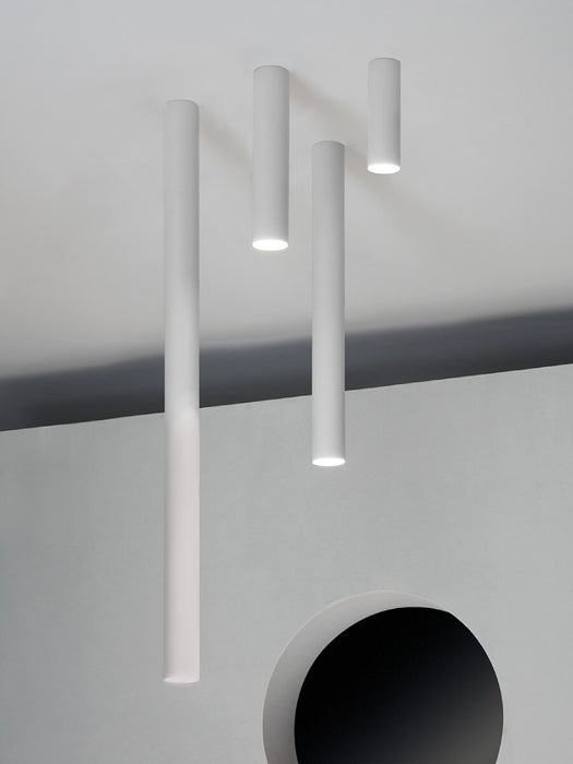 Studio Italia Design 09634 A-Tube 1-lt 39" Tall LED Large Ceiling Light