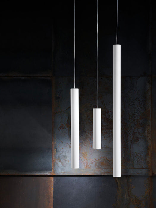 Studio Italia Design A Tube 1 lt 2 LED Small Pendant 09622 1000U R03L01 1000U Studio Italia Design LBC Lighting