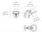 Artemide Tolomeo Classic Spot Wall Light w/ Switch