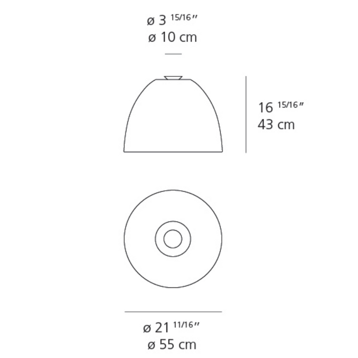 Artemide Nur LED Ceiling Light