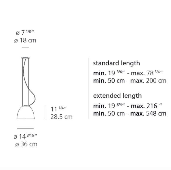 Artemide Nur Mini Suspension