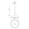 Alora Mood PD627914 Abel 1-lt 14" Pendant