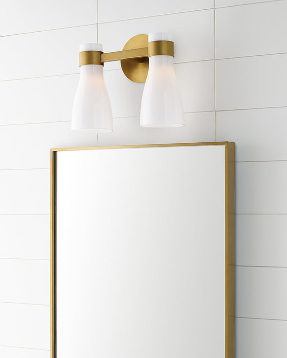 Visual Comfort AEV1002 Moritz 2-lt 15" Vanity Light