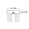Core ALP2100TL-EC End Cap for Trimless Profile