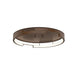 Kuzco FM52719 Anello Minor 19" LED Flush Mount - Walnut