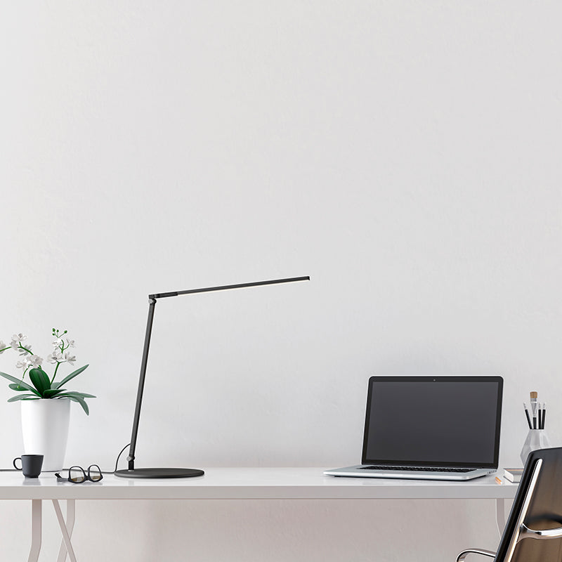 Koncept AR1000 Z-Bar Solo LED Desk Lamp with Desk Base