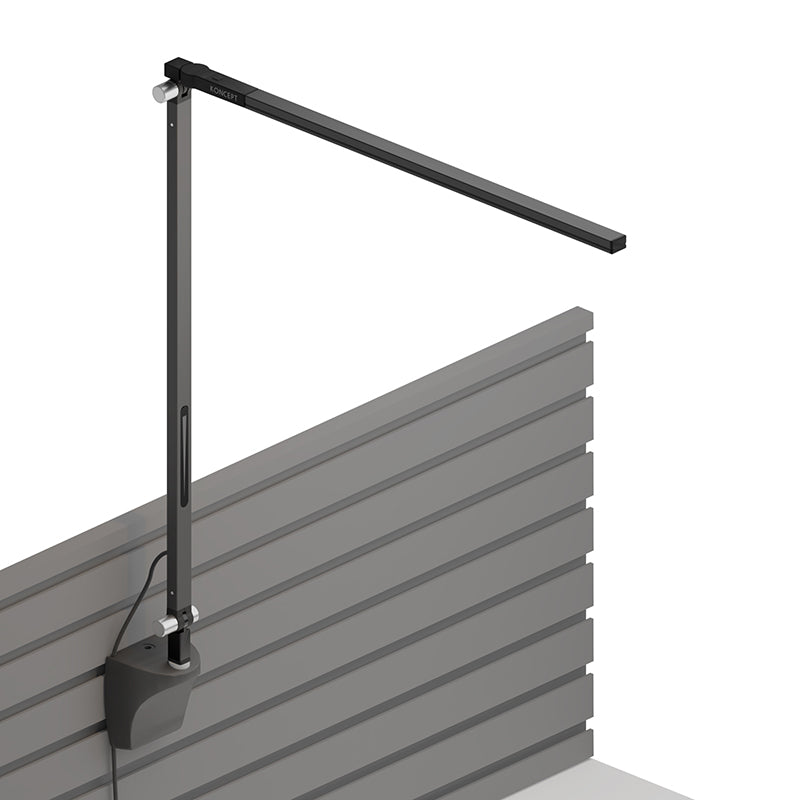 Koncept AR1000 Z-Bar Solo LED Desk Lamp, Slatwall Mount