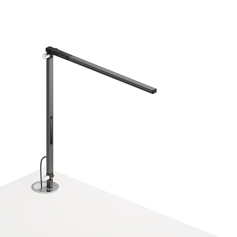 Koncept AR1100 Z-Bar Solo Mini LED Desk Lamp with Grommet Mount