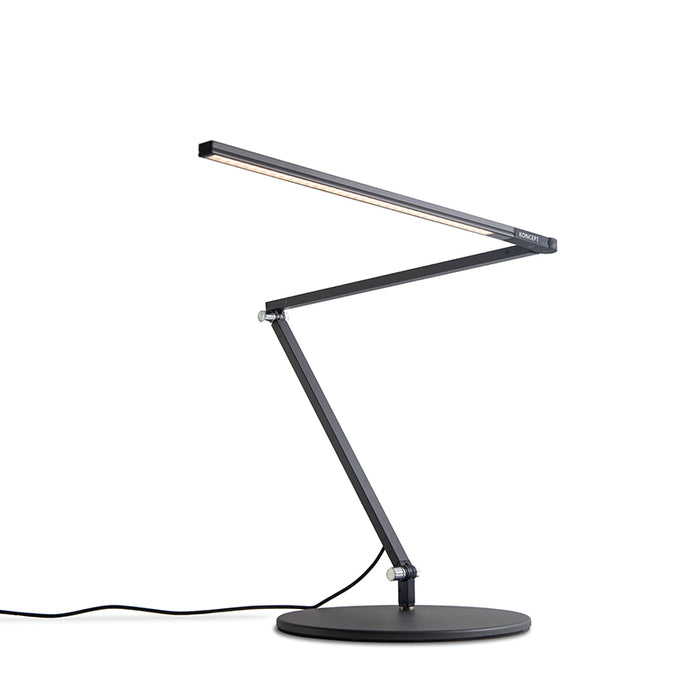 Koncept Z-Bar Slim LED Desk Lamp Metallic Black / Cool