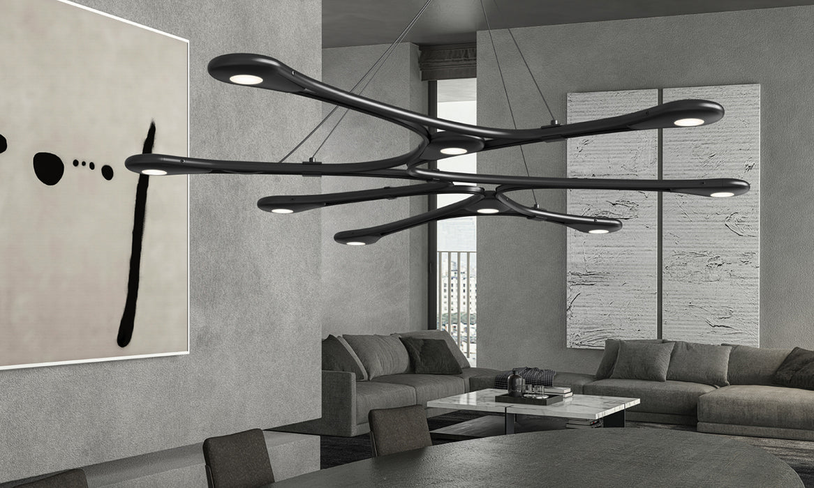 Sonneman 3274 Abstraction 9-lt 40" LED Pendant