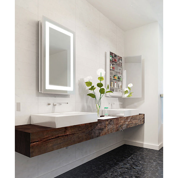 Electric Mirror Ambiance 23" x 30" LED Mirrored Cabinet