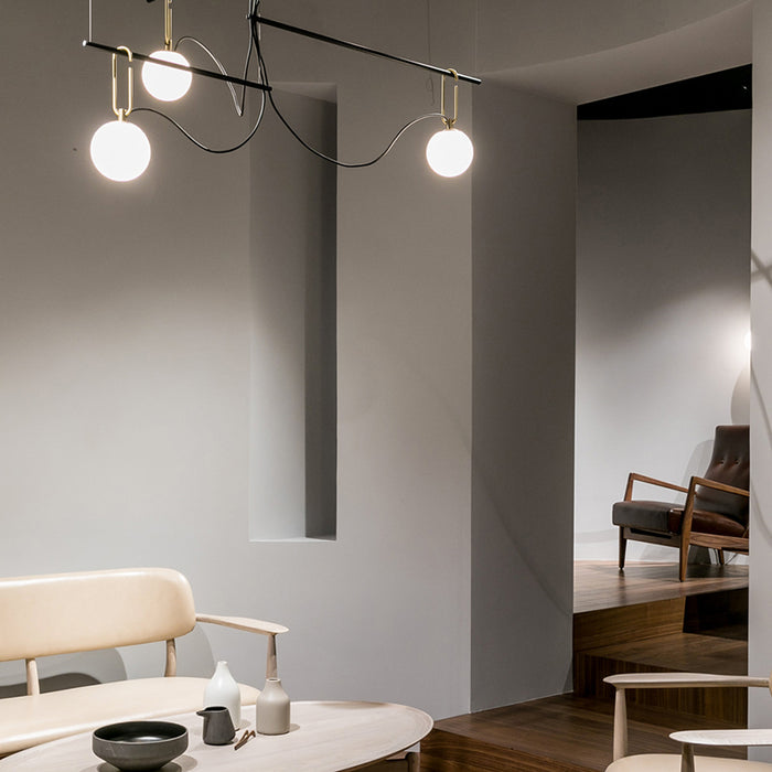 Artemide NH S3 3-lt 46" LED Suspension Light