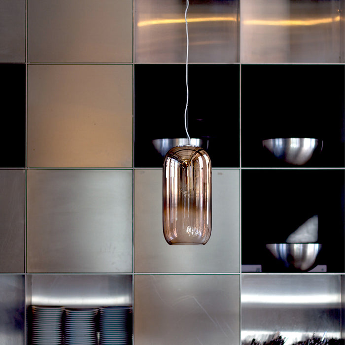 Artemide Gople Suspension Black White Standard