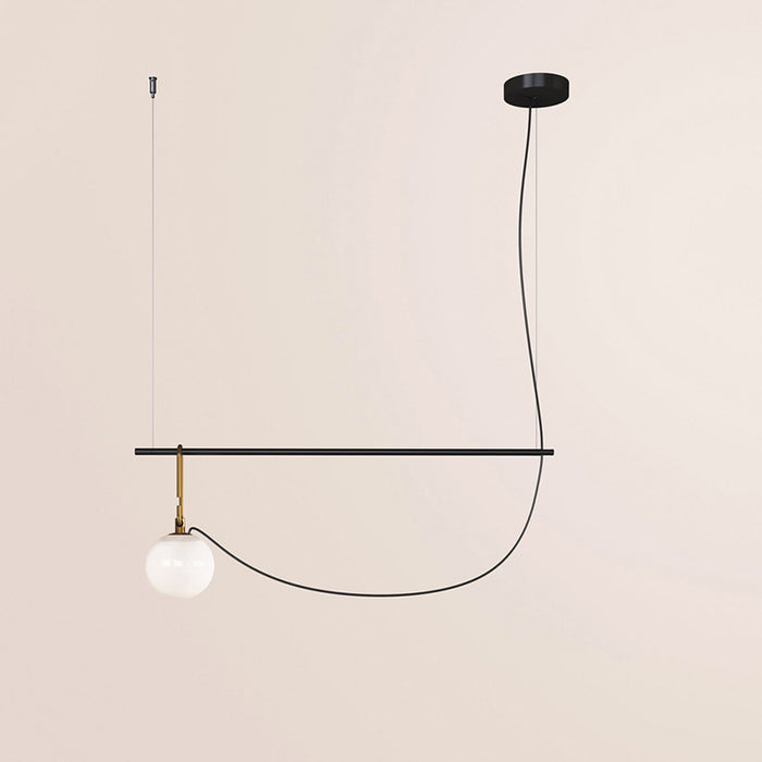 Artemide NH S2 1-lt 34" LED Linear Suspension Light