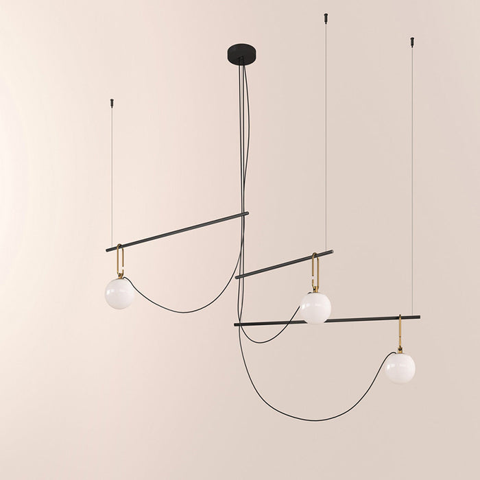 Artemide NH S3 3-lt 46" LED Suspension Light