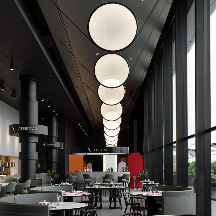 Artemide Discovery 1-lt 55" LED Vertical Suspension Light